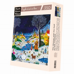 Puzzle en bois 50 pièces ESCAPADE NOCTURNE - PUZZLE MICHELE WILSON -  Tableaux et peintures - Mixte 6 ans+ blanc 