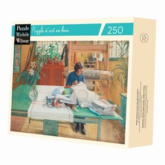 <b>Puzzle d'art en bois de 250 pièces environ, découpé à la