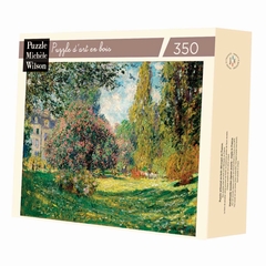 <b>Puzzle d'art en bois de 350 pièces environ, découpé à la