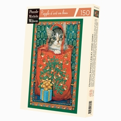 <b>Puzzle d'art en bois de 150 pièces environ, découpé à la