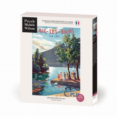 <b>Hand-cut art wooden jigsaw puzzle of circa 750 pieces -