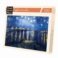 <b>Hand-cut art wooden jigsaw puzzle of 150 pieces - Made in