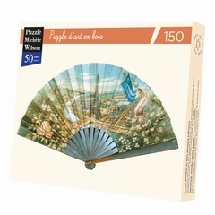 <b>Hand-cut art wooden jigsaw puzzle of circa 150 pieces -