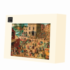 <b>Hand-cut art wooden jigsaw puzzle of 2500 pieces - Made