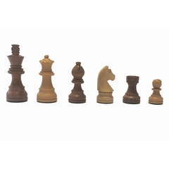 Jeu complet de pièces d'échecs classiques fabriquées en