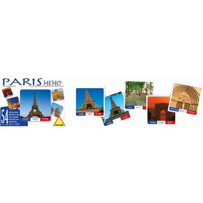 Mémory en 6 langues (français, anglais, allemand, espagnol