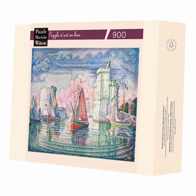 <b>Hand-cut art wooden jigsaw puzzle of 900 pieces - Made in
