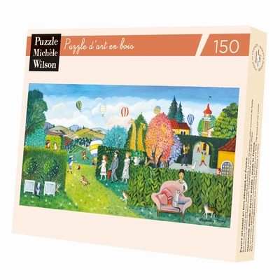 <b>Hand-cut art wooden jigsaw puzzle of 150 large pieces -