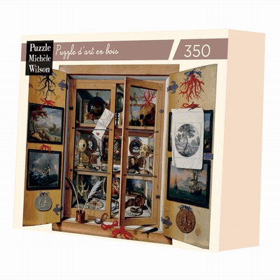 <b>Puzzle d'art en bois de 350 pièces environ, découpé à la