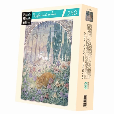 <b>Hand-cut art wooden jigsaw puzzle of circa 250 pieces -