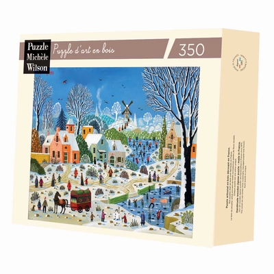 <b>Hand-cut art wooden jigsaw puzzle of circa 350 pieces -