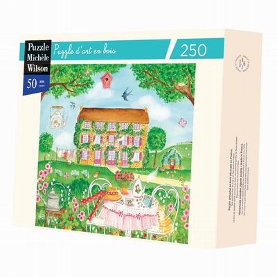 <b>Puzzle d'art en bois de 250 pièces environ, découpé à la
