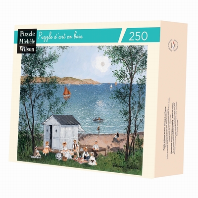 <b>Puzzle d'art en bois de 250 pièces environ, découpé à la