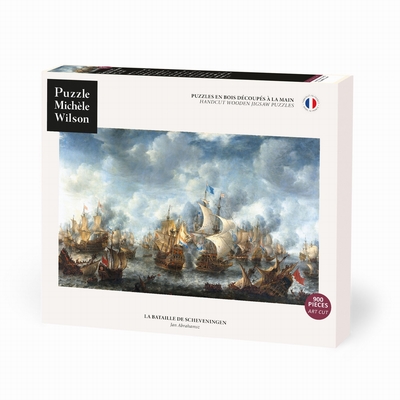 <b>Hand-cut art wooden jigsaw puzzle of circa 900 pieces -