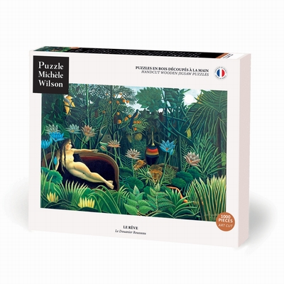 <b>Puzzle d'art en bois de 1000 pièces environ, découpé à la