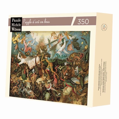 <b>Hand-cut art wooden jigsaw puzzle of circa 350 pieces -