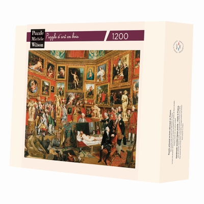 <b>Hand-cut art wooden jigsaw puzzle of circa 1200 pieces -