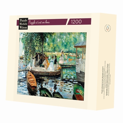 <b>Hand-cut art wooden jigsaw puzzle of 1200 pieces - Made