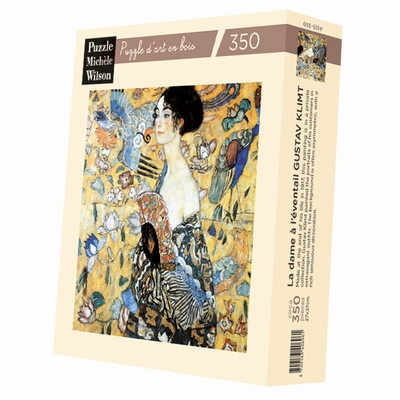 <b>Hand-cut art wooden jigsaw puzzle of 350 pieces - Made in