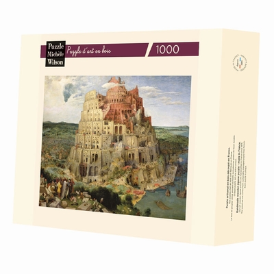 <b>Hand-cut art wooden jigsaw puzzle of 1000 pieces - Made