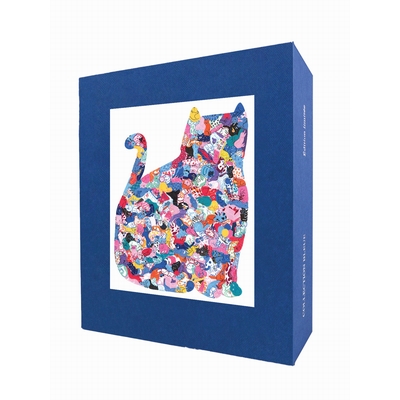 <b>Hand-cut art wooden jigsaw puzzle of circa 200 XL pieces