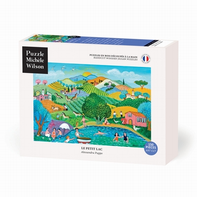 <b>Hand-cut art wooden jigsaw puzzle of circa 150 pieces -