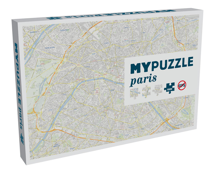 Puzzle 500 pièces - Plan de Paris