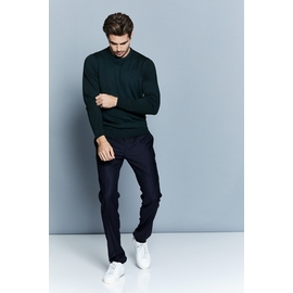 Pull col rond en laine by Spontini pour homme. - Manches