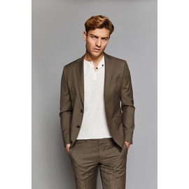 Costume by spontini - coupe ajustée, - Veste semi-entoilée,