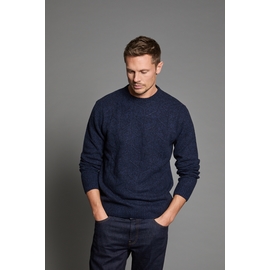 Pull en laine ras de cou, by spontini  -motif torsades -