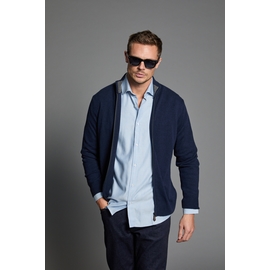 Gilet zip, by spontini  - Composition : 100% cachemire -