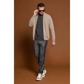 Gilet zip, by spontini  - Composition : 100% cachemire -