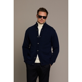 Gilet en laine et cachemire by Spontini - Fermeture boutons