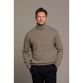 Pull col roule en laine by Spontini pour homme. - Coupe