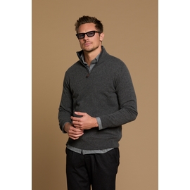 Pull demi zip, by spontini  - Composition : 100% cachemire -