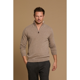 Pull demi zip, by spontini  - Composition : 100% cachemire -