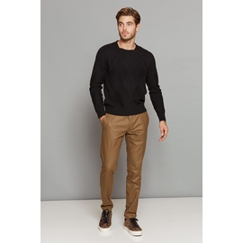 Pantalon slim, by spontini - coupe ajustée - 100% laine -