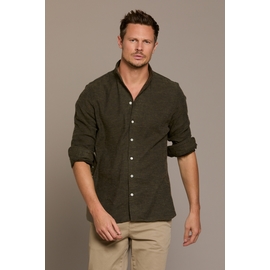 Chemise flanelle texturé by Spontini pour homme. - Manches