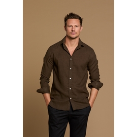 Chemise faux uni by Spontini pour homme. - Manches longues