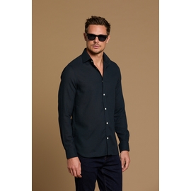 Chemise flanelle uni by Spontini pour homme. - Manches