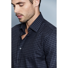 Chemise slim-fit en coton by Spontini pour homme. - Manches