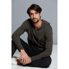 Hoodie Spontini pour hommes,  - avec capuche - bord cote a