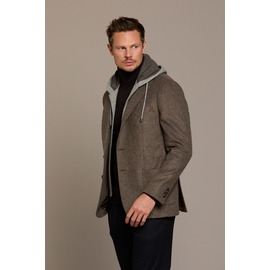 Veste en laine by Spontini  - veste partiellement doublée en
