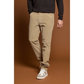 Pantalon velours By Spontini - cinq poches - fermeture par