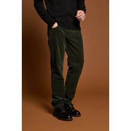 Pantalon velours By Spontini - cinq poches - fermeture par