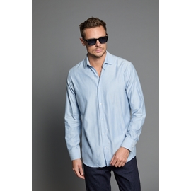 Chemise chevrons coton by Spontini pour homme. - Coupe