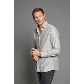 Chemise chevrons coton by Spontini pour homme. - Coupe