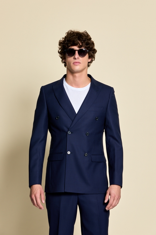 Costume croisé by spontini  - Veste semi-entoilée, avec un