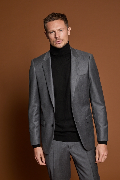 Costume by spontini - coupe ajustée, - Veste semi-entoilée,