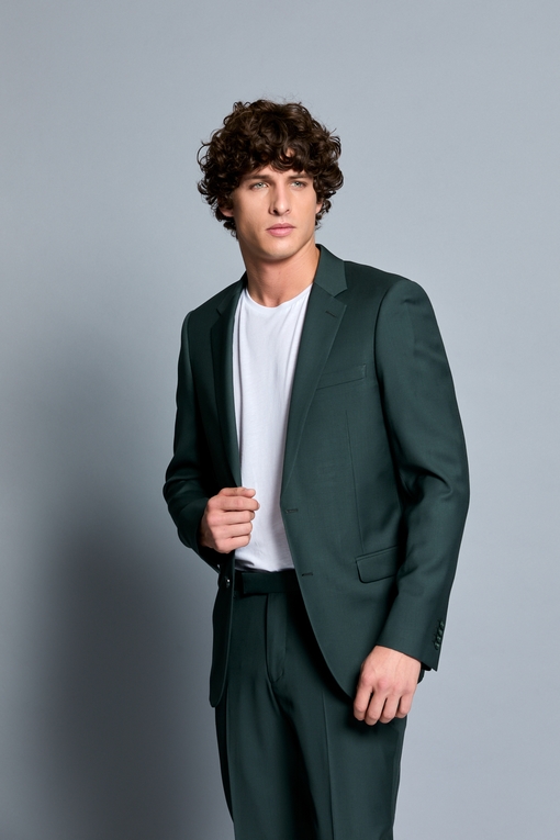 Costume by spontini - coupe ajustée, - Veste semi-entoilée,